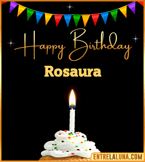 GiF Happy Birthday Rosaura